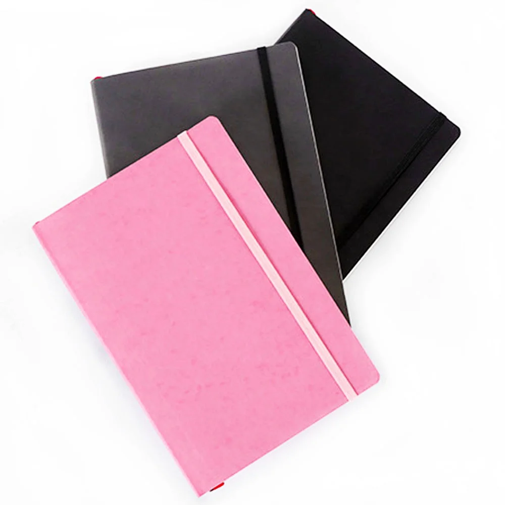 
Business Custom Logo Printed Debossed Soft PU Leather Notebooks 