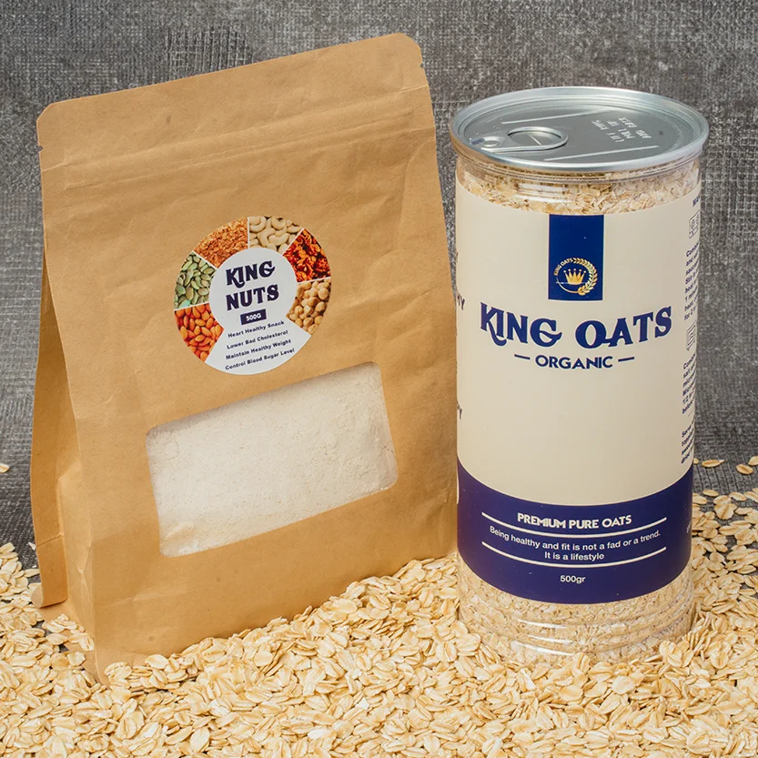 Recommended Best Selling 0.5kg Nutrition Flour Fresh White Organic Grain Oat Meal