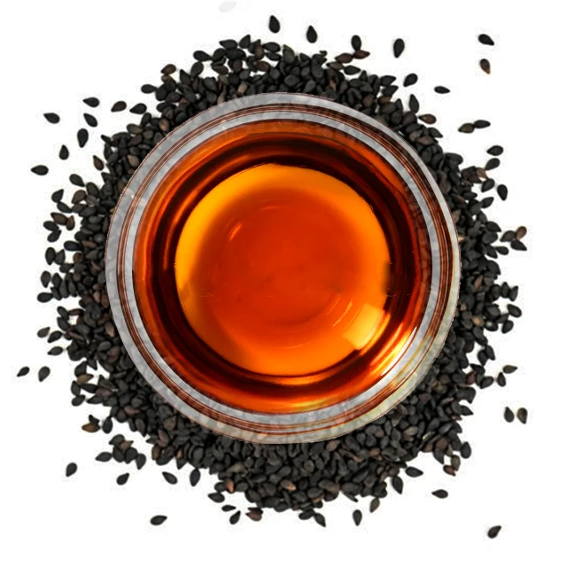 Black Sesame Organic Oil Bulk Supplier / Pure Black sesame oil made from cold pressed organic black sesame seeds