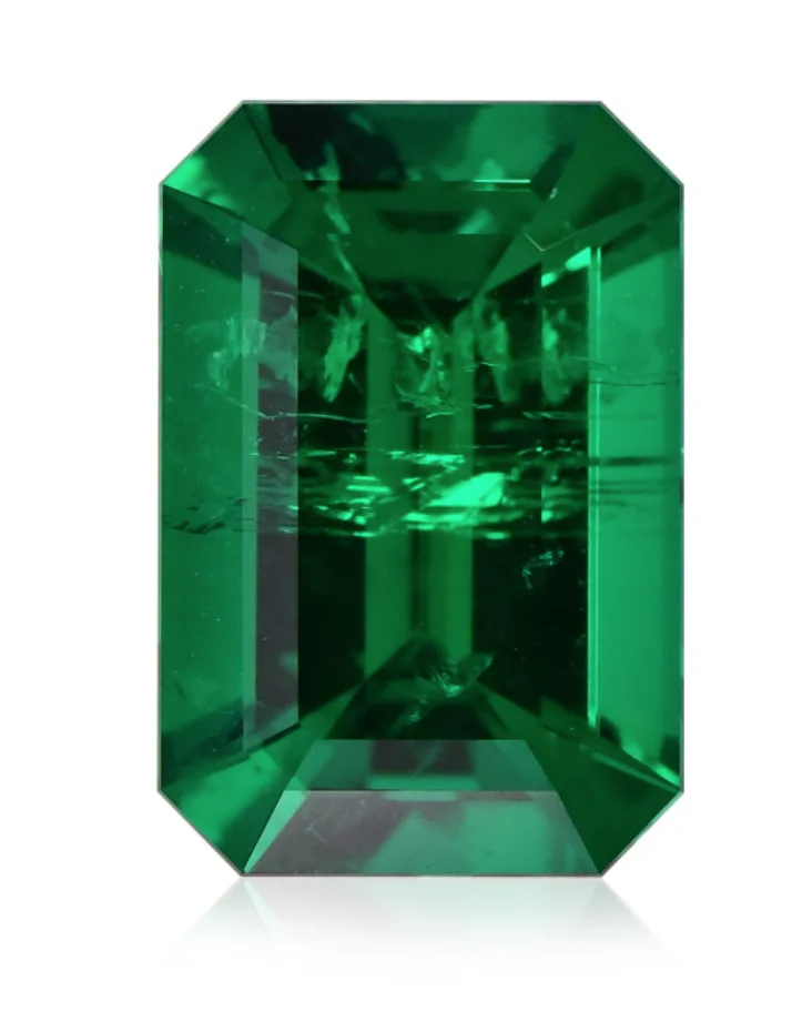 
TOP DELUXE SHADE VVS Green COLOMBIAN Emerald Emerald Shape Minor, CD Switzerland Lab Certified Loose Gemstone Precious Stone 