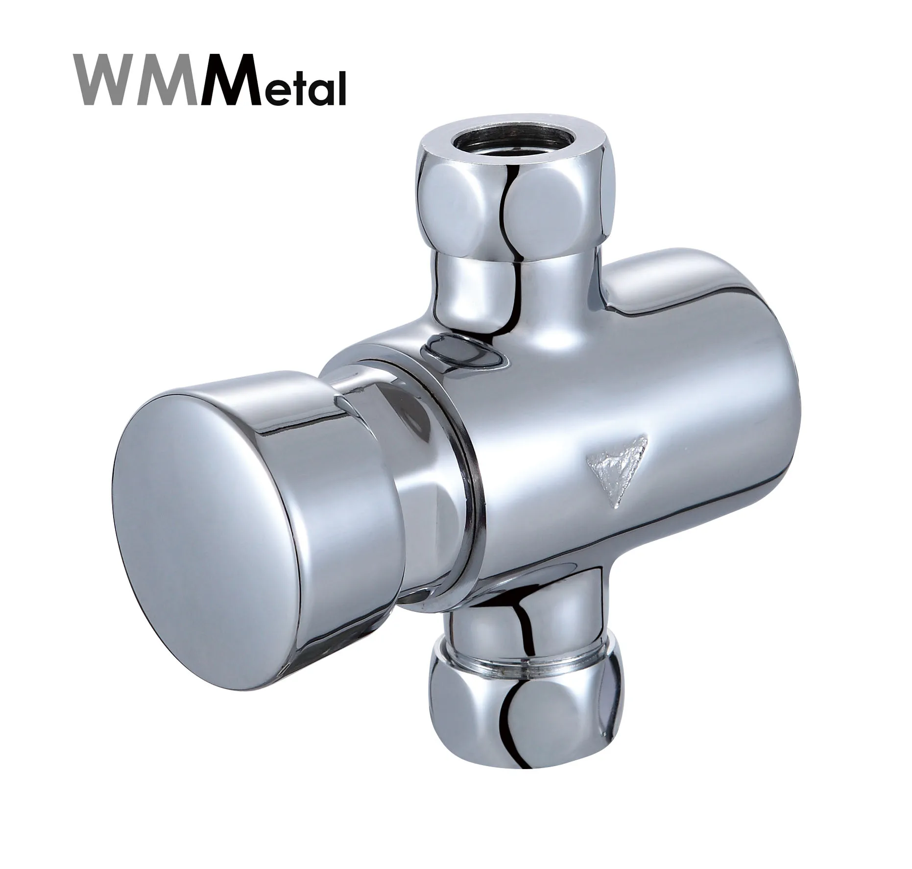 Time Delay Brass Chrome Plated Exposed Shower Valve Pressmatic Self Closing Exposed Shower Gfiferia Temporizada empotrado ducha