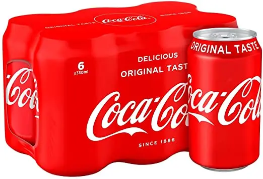COCA COLA ORIGINAL TASTE 24 * 330ML CANS AVAILABLE AT WHOLESALE PRICES