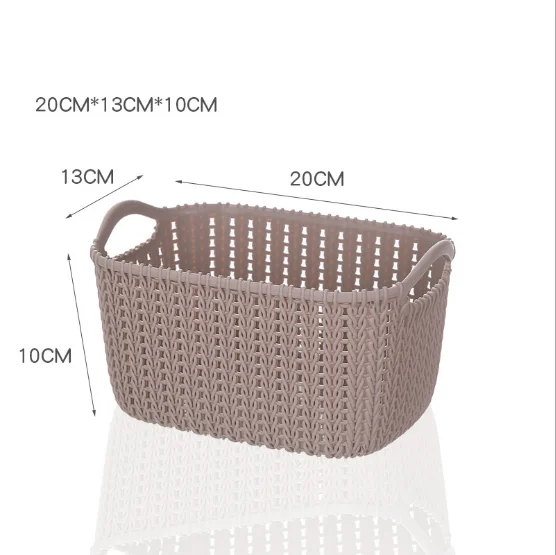Fabulous Rattan Like Basket for Storing Book Toy Food Bread Clothes Cosmetics