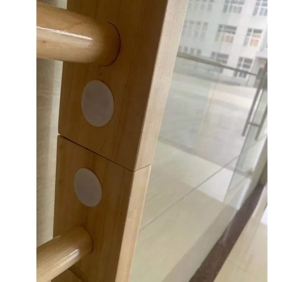 Внутренняя деревянная шведская лестница, настенные брусья для тренажерного зала с настенным выдвижным стержнем