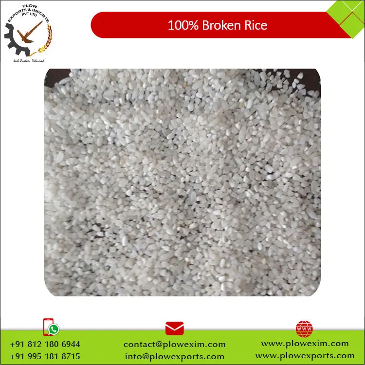 100% Broken Parboiled Rice Best Broken Rice Manufacturers from India