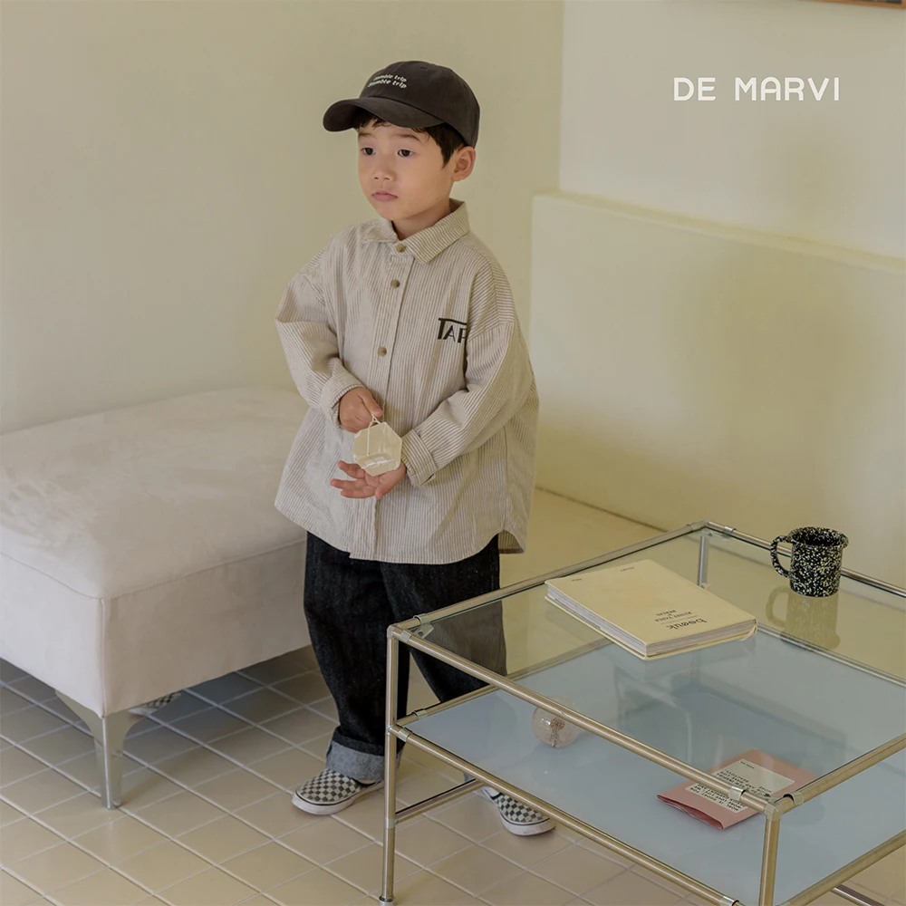 DE MARVI Kids Toddler Casual lettering cap hats Korean Manufacturer MADE IN KOREA