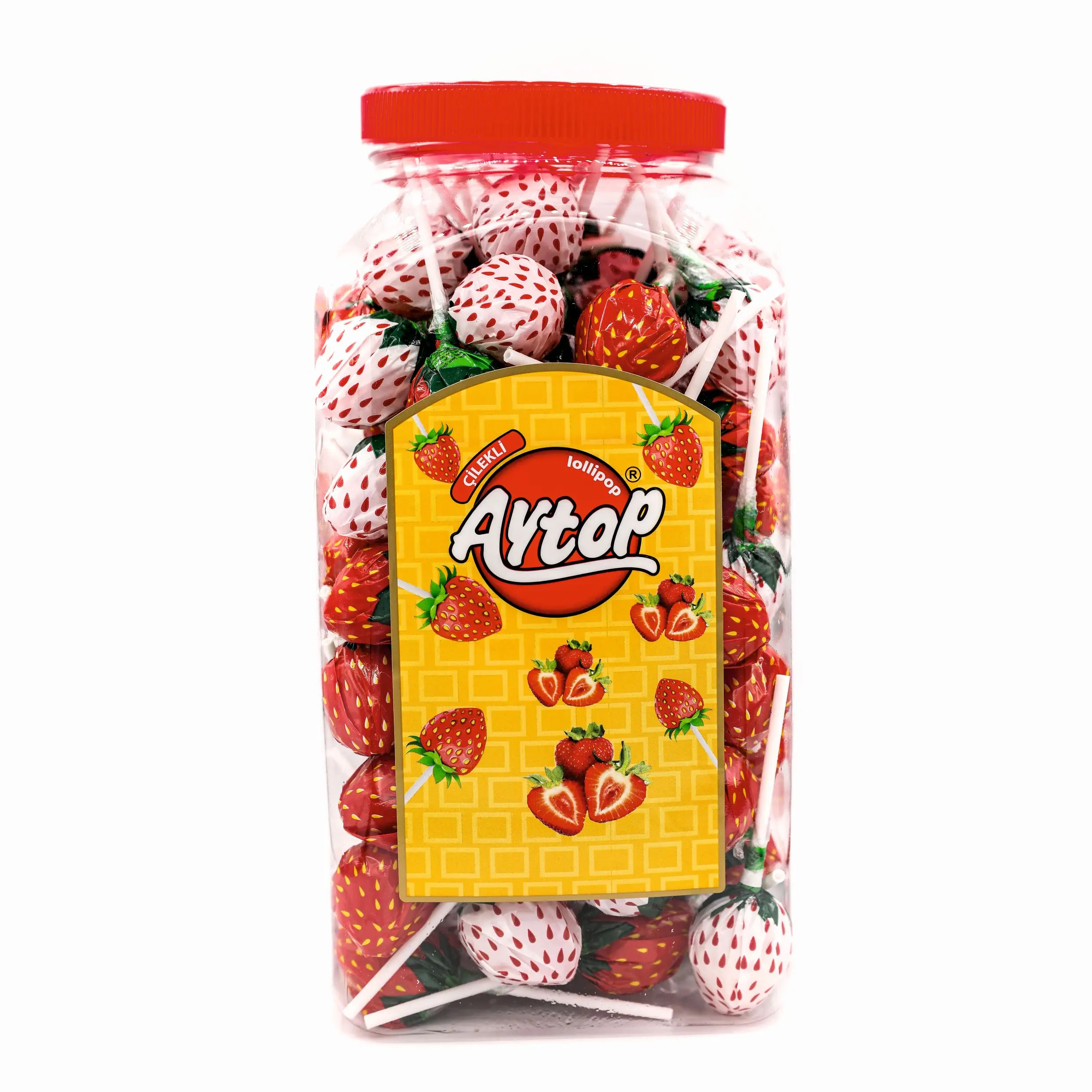 XXL STRAWBERRY LOLLIPOP 30g