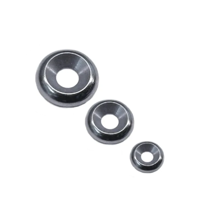 Conical captive washer washer