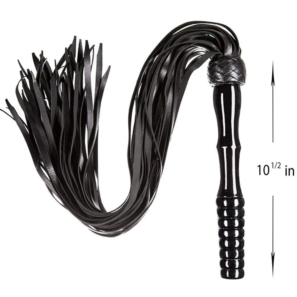 
Classical Leather Soft Flogger Bondage Whips 