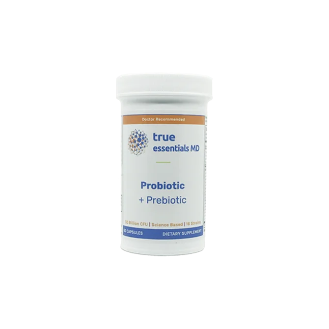 
Supports gut health and weight management Probiotic + Prebiotic by TrueEssentials MD 