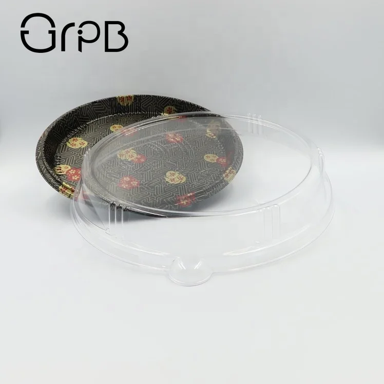 
disposable bento food packing plastic small sushi plate 
