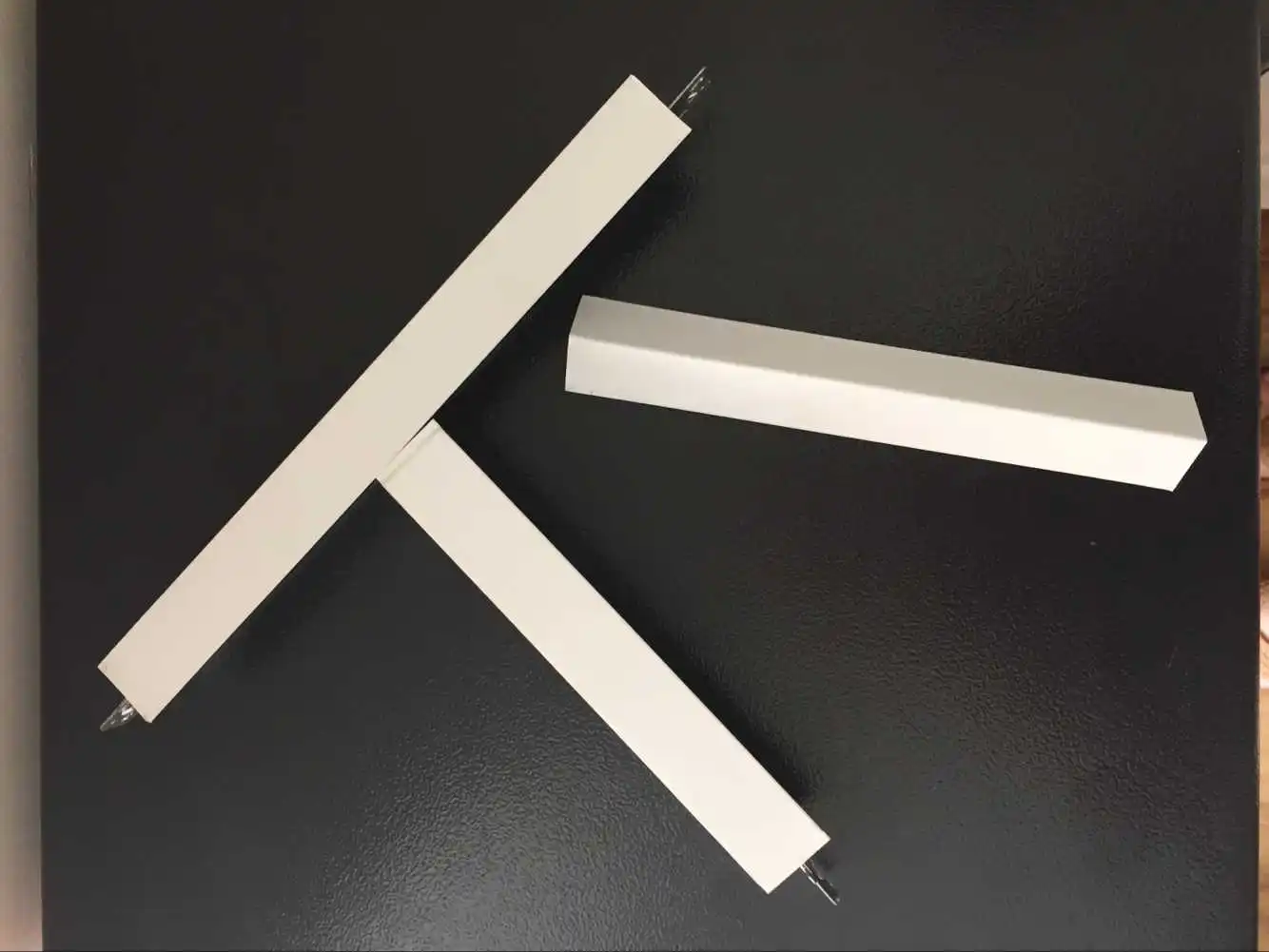 Suspended Accessories Steel Ceiling T Grid T Bar Suspended System Center Black Flat T Shade Steel Bar