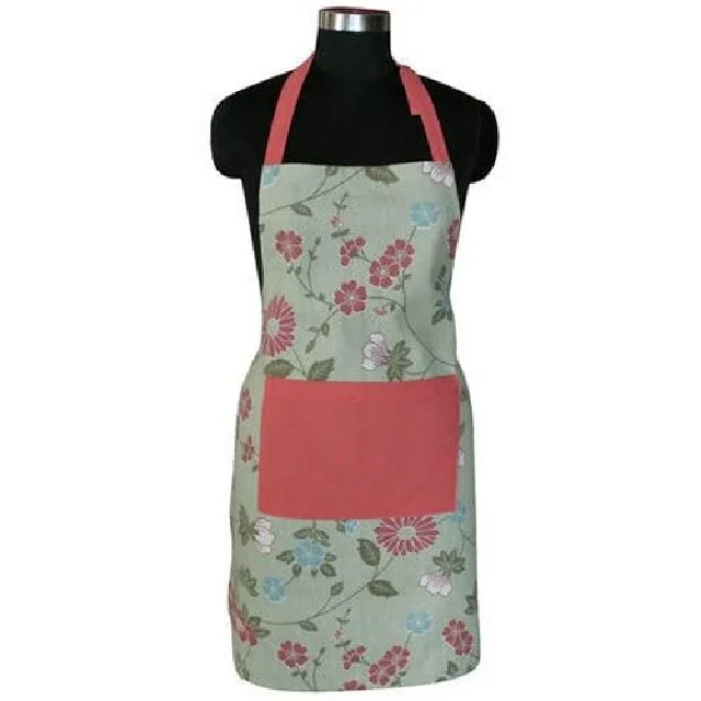 GOTS Accessible Sleeveless Apron Kitchen Household Polyester Cotton Greaseproof Adult Overalls Keep Calm And Wear An Apron