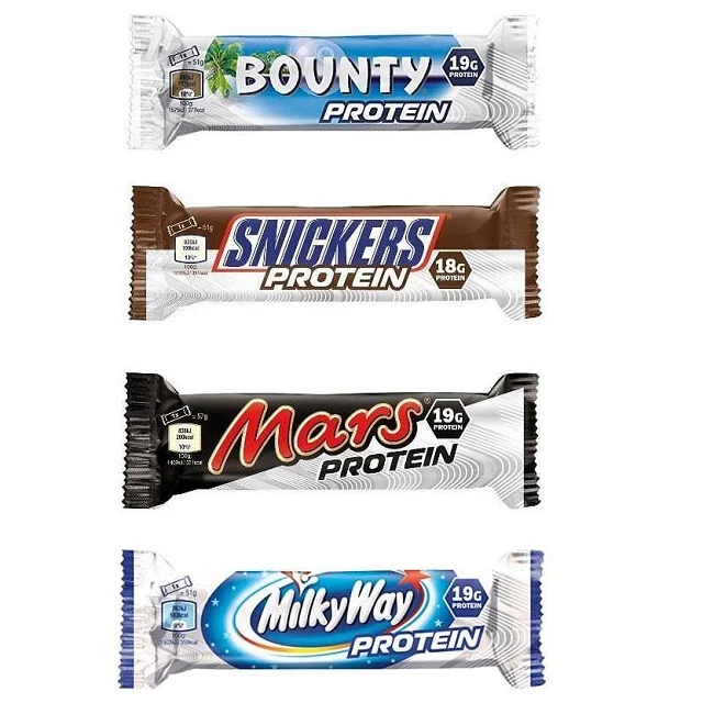 Ореховый шоколад Snickers, Bounty Twix