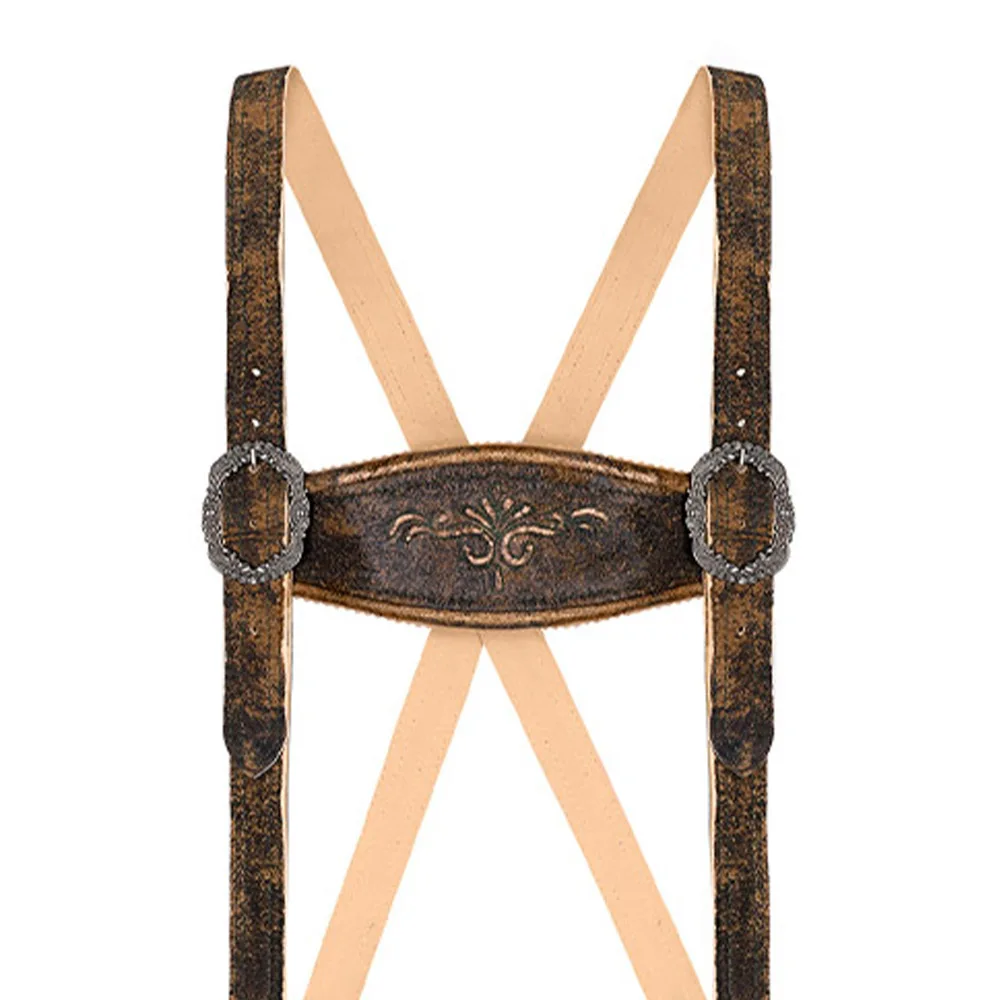 Кожаные Брюки баварские шорты lederhosen kniebund