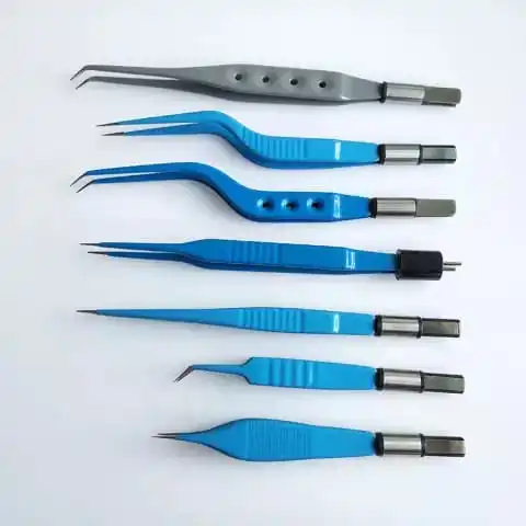 electrosurgical medical bayonet bipolar forceps surgical instruments