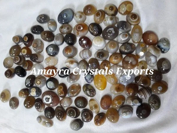 Natural Black Stone Agate Shiva Eye || Wholesale Agate 3rd eye for sale || Buy Online From Amayra Crystals Exports India