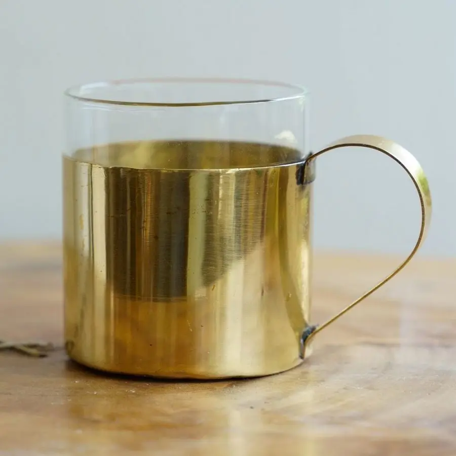 New Brass Tea Cup With Sheet  BY KSN