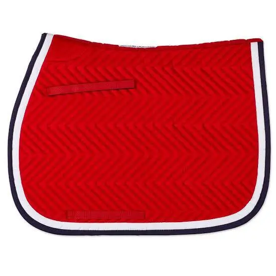 Polyester Fabric Saddle Pad With Crystal Horse Glitter Comfort Reasonable Prices