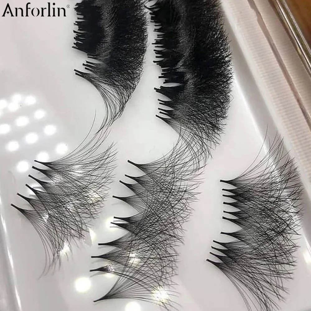 Private label korean premade loose fans eyelash high quality handmade loose volume fans eyelash extension vendors