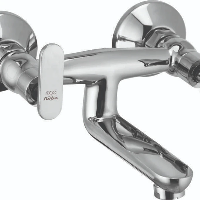 
Настенный смеситель для душа, латунный кран для горячей и холодной воды, крепление на стену 