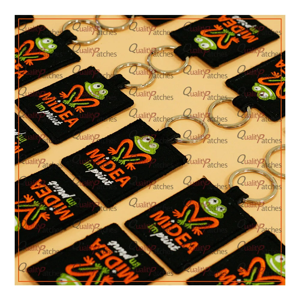 Quality Patches Custom Embroidered Keychains Made in Pakistan Top Quality Patch Supplier