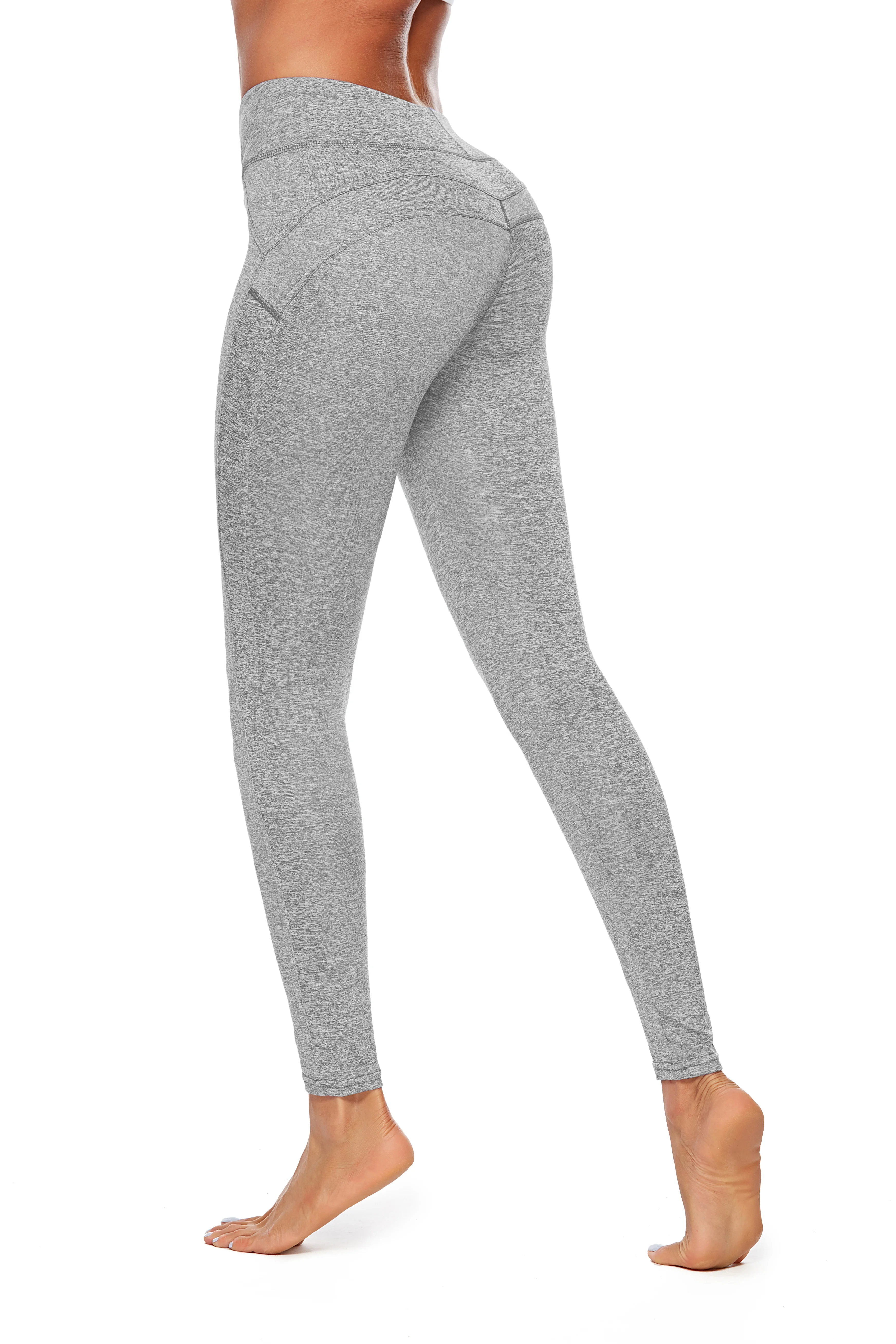 
New 2019 Tight Gym Women Running Clothing Wave Point Hight Waist Yoga Pants 
