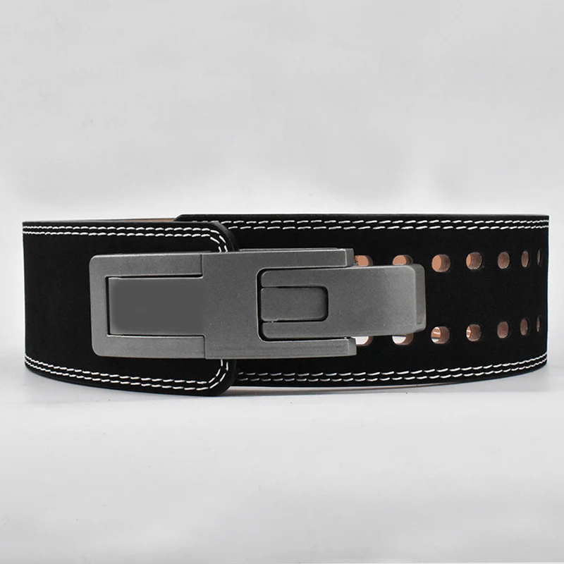 Your logo Printed weightlifting belt high quality metal weightlifting fitness lever belt buckle sbd style gym waist trainer belt