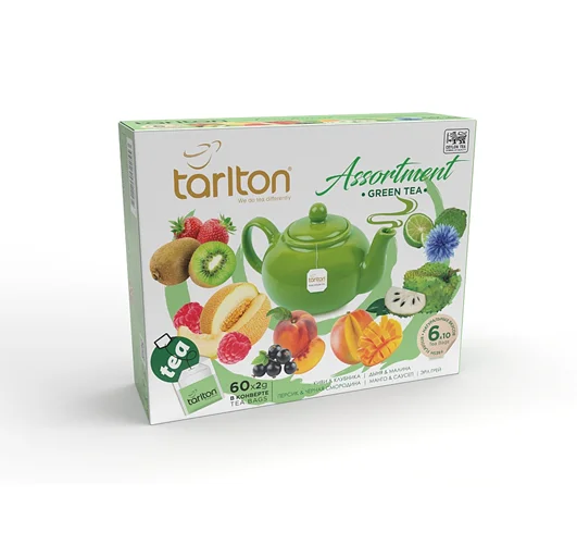 
Flavour Tea - Tarlton Assortment Black Tea Green Tea - Gift Tea 100% Pure Ceylon Tea for Best Price from Sri Lanka // OEM 