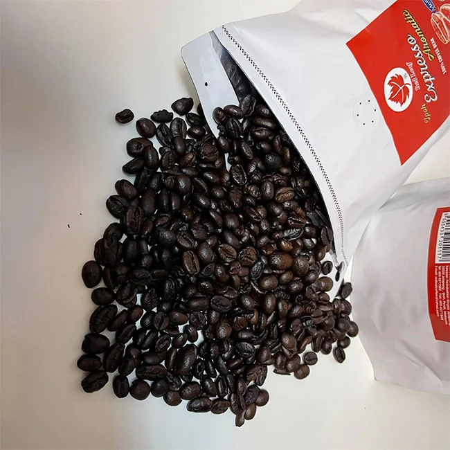 Premium Grade Roasted Liberica Coffee Beans Aromatic Dark Roast Type Liberian Coffee Suitable For Cafe Brewing