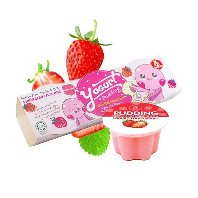 Best Seller Strawberry Yogurt Pudding Best After Meal Summer Dessert Help Prevent Immune Diseases In Childhood