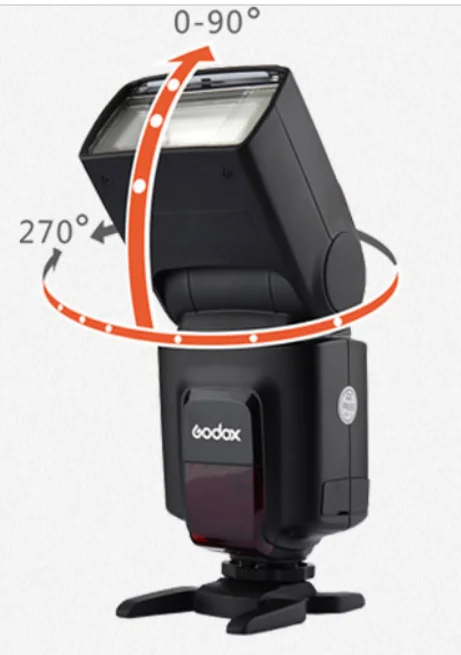 Вспышка Godox TT520 II TT520II со встроенным беспроводным сигналом 433 МГц + триггер вспышки для цифровых зеркальных камер Canon Nikon Pentax