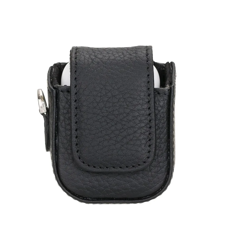 JOJO Genuine Leather Handmade Earphone Case for Apple AirPods with Color Optional