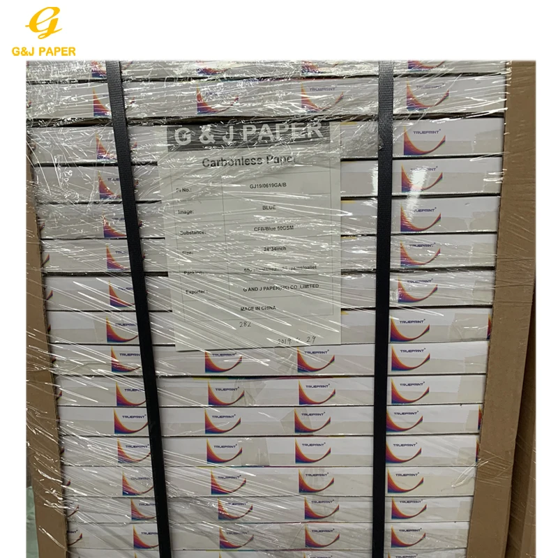 2024 Hot Sale 48-80GSM Carbonless Continuous 1- 3 Ply Computer Paper 610x860mm