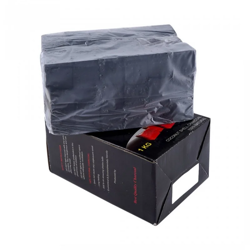 Number 1 Wholesale Chemical Free Easy to Use Bio degradable Square Shisha Hooka Charcoal Briquettes for European Markets
