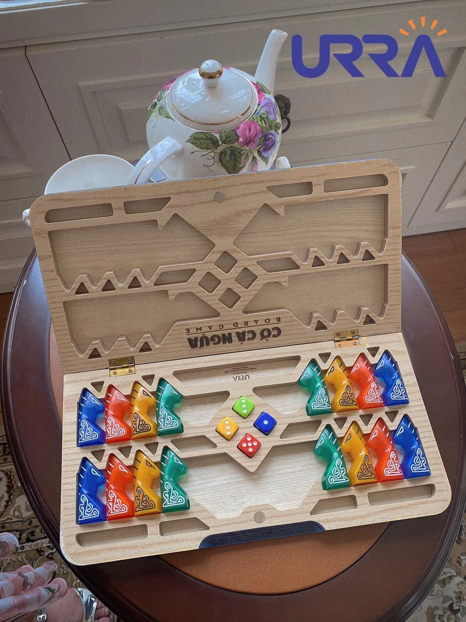  Высококачественная Роскошная Складная шахматная игра из Вьетнама ручной работы Людо новый продукт