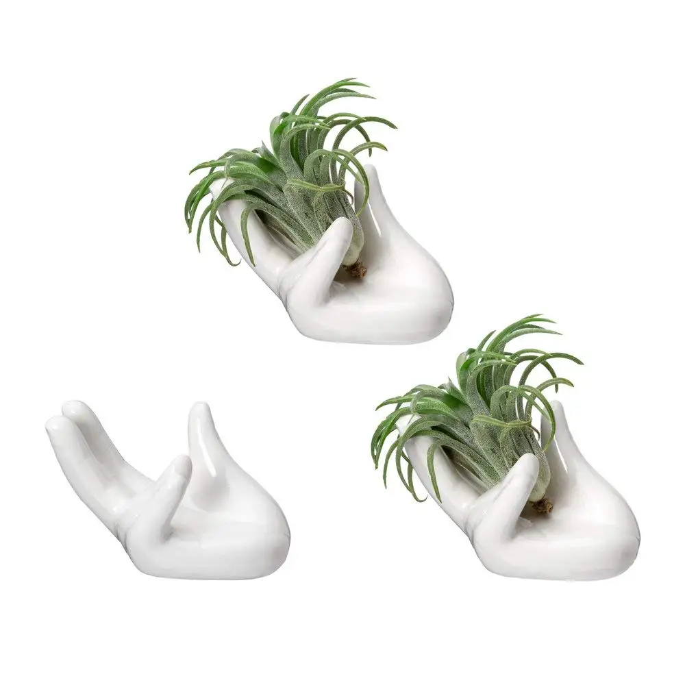 Hot Product Hand shaped resin mobile phone holder/ outdoor indoor resin planter made in Vietnam