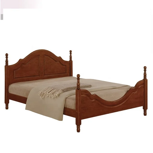 Wooden bedroom furniture , antique bedroom , solid wood bed