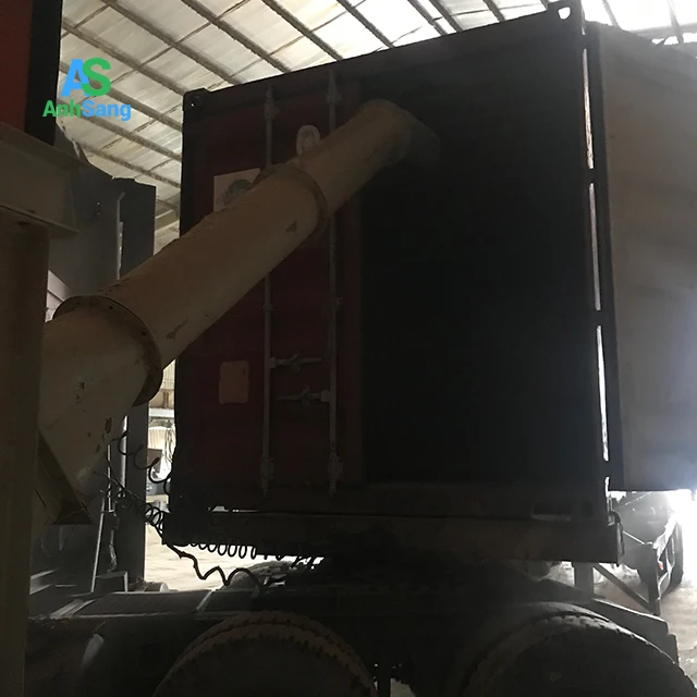 Loading Container Biomass Pellets For Boiler Fired
