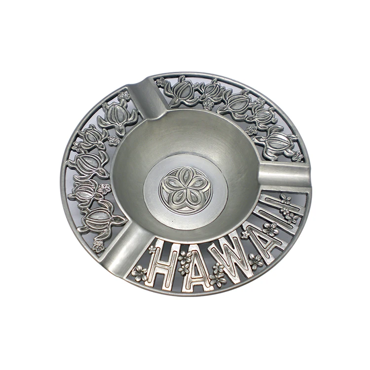 Индивидуальная портативная модная Серебряная Бытовая пепельница