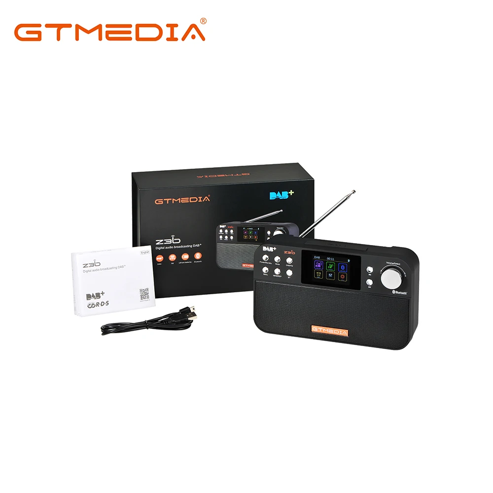  GTMEDIA DAB + AM FM-рекордер BT4.0 радио цифровой тюнер WiFi Интернет MP3 ресивер для помещений и