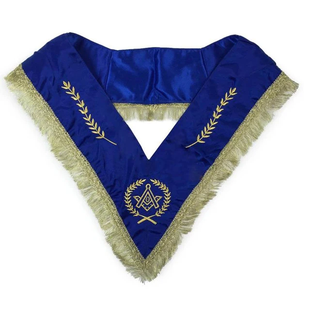 Masonic Master Mason Apron With White Fringe For Sale Product 2022 High Quality New Design Apron