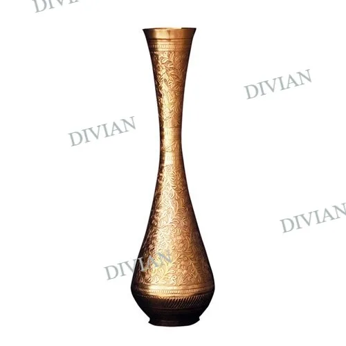 New Handcraft Luxury Design Direct Factory Metal Flower Vases For Home Hotel Wedding Vases Handmade Metal Vases