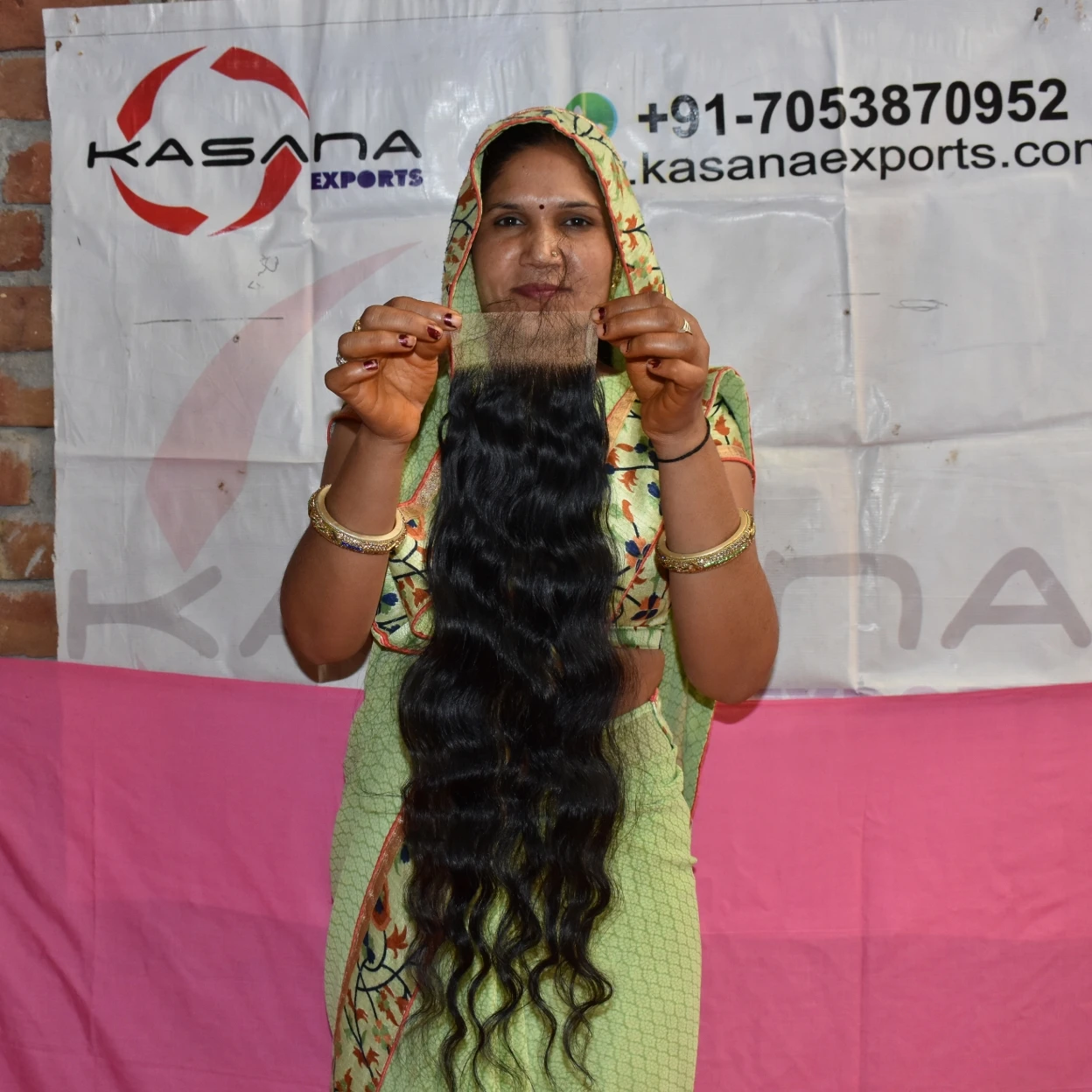 brazilian virgin lace closures wavy human hair Kasana Exports India