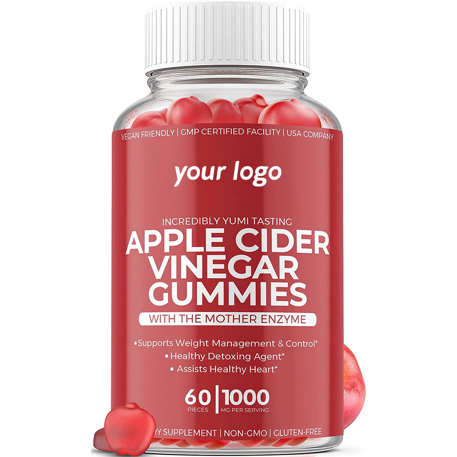 private label organic weight loss gummy vitamins apple cider vinegar gummies