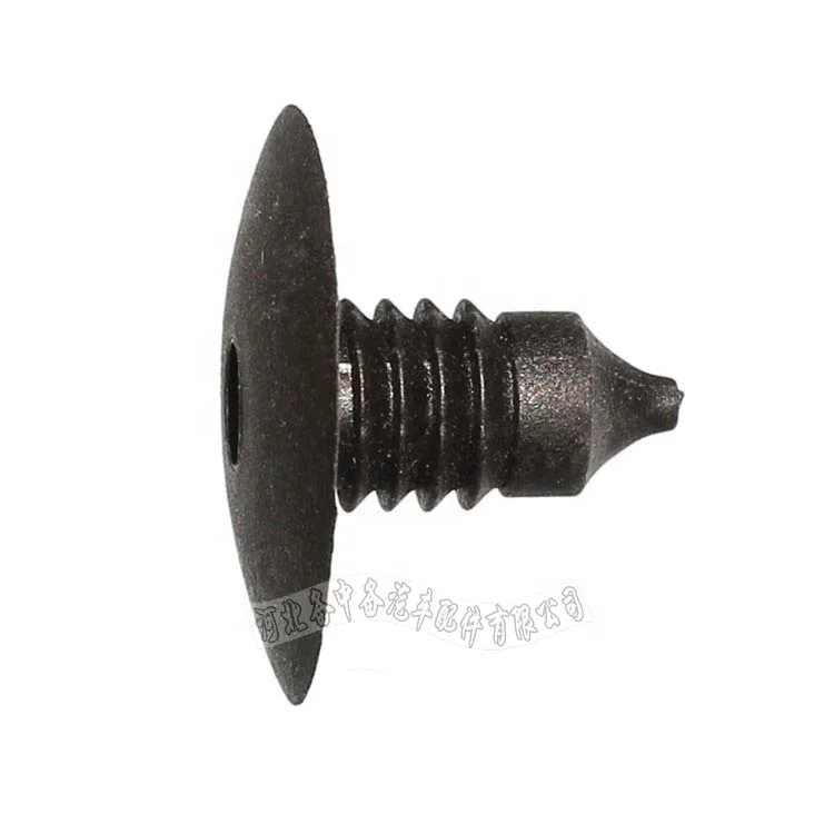 100pcs/bag 10mm Hole Plastic Auto Fastener Car Interior Decoration Roof Shield Retainers Clips for Mercedes Benz