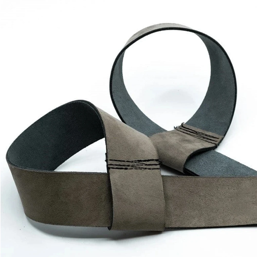 Leather Weightlifting Wrist Support Straps / Fitness Heavy Duty Powerlifting Grip Hooks Straps