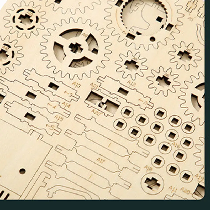 Train Box Custom Maker Kit Engine DIY Toy Model Adults Games Kids Wood 3d Puzzle Jigsaw