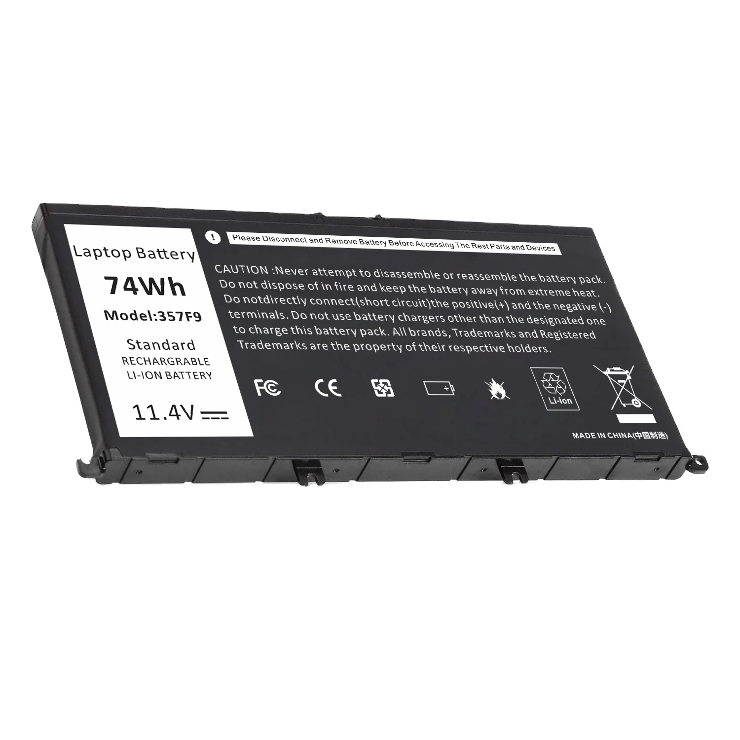 357F9 батарея для ноутбука Dell Inspiron 7000 самосвал 15 7557 7559 11 4 V 74WH 3-литий-ионный основной батареи 071JF4