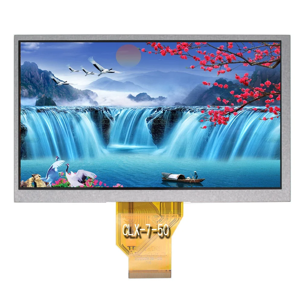 7 дюймов TFT цветная (RGB) 50PIN 800X480 ЖК-дисплей экран для